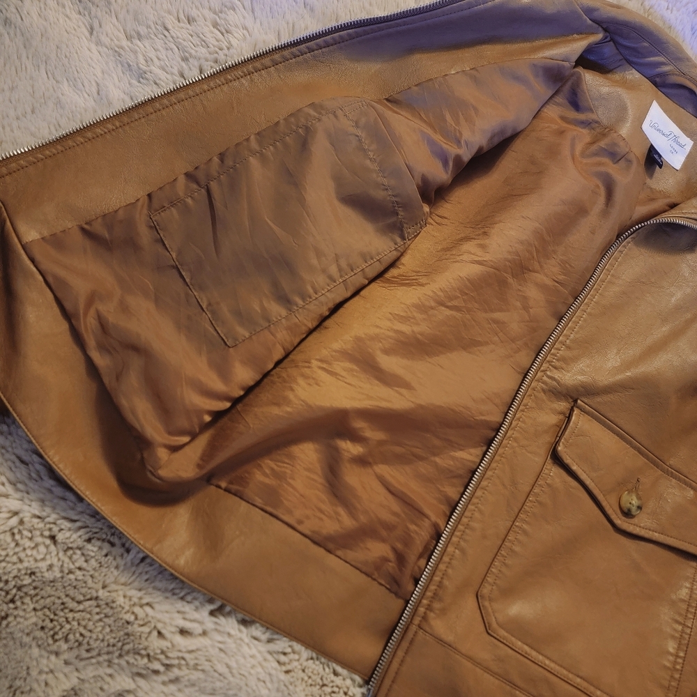 Faux Lather Jacket - Picture 3 of 8